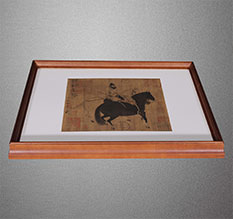 藤县书画装裱配框服务案例